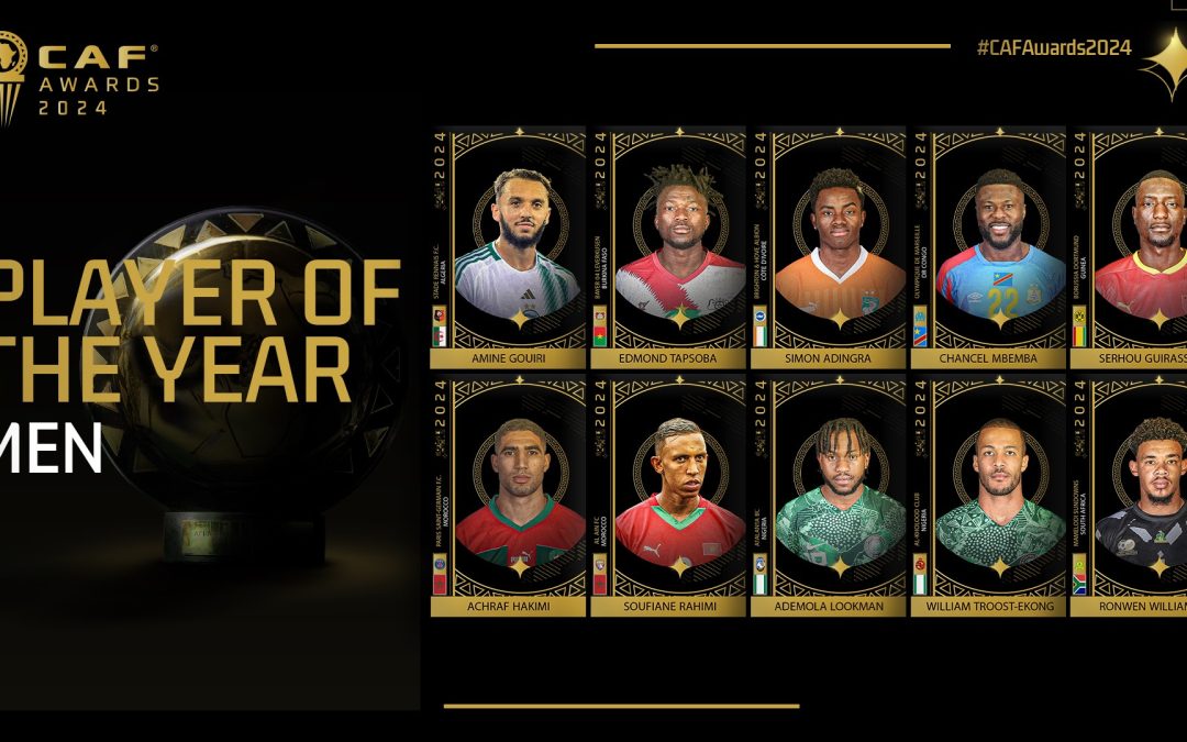 CAFAwards24 Nominees for Men’s Categories